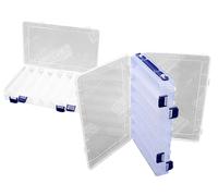 Meiho Versus Reversible 165 Two Sided Plastic Lure Case Clear Scatole da pesca