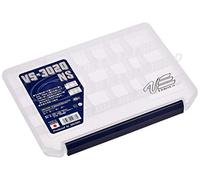 Meiho VS-3020 NS trasparente 25,5 x 19 x 2,8 cm - Scatola per esche artificiali per frecce, spinner & pesci di gomma, scatola per esche artificiali