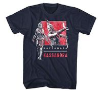 MEIHUANG Assassin's Creed Odyssey Kassandra Spartan Warrior Men's T Shirt Soldier Armor Size M