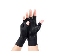 MEIION ARTUVATE Guanti premium a compressione per il dolore alle mani Guanti in Rame Unisex a Compressione Senza Dita per Comfort Quotidiano e Supporto