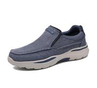 MEIION Canles - Deklan - Scarpe da uomo in tela per il tempo libero, comode e traspiranti, slip-on per l'uso quotidiano, con suola interna ergonomica e supporto per tallone