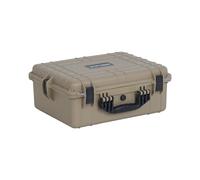 MEIJIA Custodia rigida impermeabile per fotocamera con schiuma personalizzabile, adatta per droni, fotocamere, obiettivi (Desert Tan, 52,4 x 42,8 x 20,6 cm)