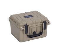 MEIJIA Custodia rigida protettiva portatile impermeabile per tutte le stagioni, custodia compatta per fotocamera con schiuma personalizzabile, adatta all'uso di droni, fotocamere, attrezzature, 27 x