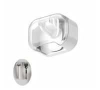 MEIJMJIA - Razor Holder Razor Holder, Razor Holder with Cover, Dustproof Design, Waterproof Self-Adhesive Razor Holder Hanger for Bathroom Organiser