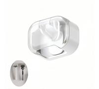 MEIJMJIA - Razor Holder Razor Holder, Razor Holder with Cover, Dustproof Design, Waterproof Self-Adhesive Razor Holder Hanger for Bathroom Organiser