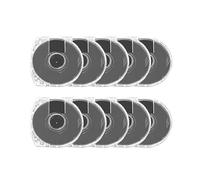Meijunter 10 pezzi Umd Custodia per Dischi di Gioco Guscio di Sostituzione Casi di Stoccaggio Chiaro Compatibile con Sony PSP 1000/PSP 2000/PSP 3000 UMD