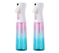 Meijunter 2 Pezzi 300ml Bottiglia Spray per Capelli Ricaricabile Nebulizzatore in Plastica Continuo Acqua e Olio Ultrafine per Parrucchieri Cura Della Pelle Piante Animali