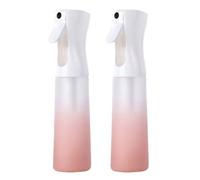 Meijunter 2 Pezzi 300ml Bottiglia Spray per Capelli Ricaricabile Nebulizzatore in Plastica Continuo Acqua e Olio Ultrafine per Parrucchieri Cura Della Pelle Piante Animali