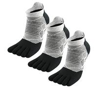 MeiKan Calzini con Dita Separate,3 paia di Calze da Sportivi COOLMAX per scarpe con le dita,per Uomo e Donna, per uso quotidiano e tempo libero