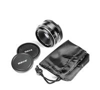 Meike 25mm f / 1,8 Obiettivo grandangolare Obiettivo grandangolare Obiettivo di messa a fuoco manuale per fotocamere mirrorless Sony E-mount con APS-C