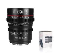 Meike 25mm T2.1 S35 EF Obiettivo grandangolare per Canon EF Mount e Cine Camcorder EOS C100 Mark II, EOS C200, EOS 300 Mark II, EOS C300 Mark III, Zcam E2-S6 6K