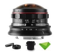 Meike 3.5mm F2.8 Obiettivo Fisheye circolare focale manuale ultra grandangolare per Olympus Panasonic Lumix MFT M4/3 con attacco fotocamere E-PL3 E-PL5 E-PM1 E-PM2 OM-D GH5 G6 GX1 GX7 GX8