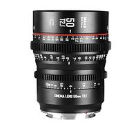 Meike 50mm T2.1 S35 Obiettivo Cinema grandangolare per Canon EF Mount e Cine Camcorder EOS C100 Mark II, EOS C200, EOS 300 Mark II, EOS C300 Mark III, Zcam E2-S6 6K