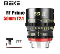 Meike FF Prime 50mm T2.1 Full Frame Cinema Lens for EF/PL/E/RF/L Mount Cameras