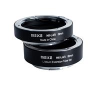 Meike L-AF1 - Anello adattatore per tubo di prolunga macro in metallo per messa a fuoco automatica (13 mm+18 mm) per fotocamera mirrorless Panasonic Lumix Sigma Leica come S1 S1R S1H S5 FP