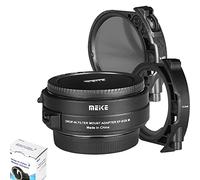 Meike MK-EFTM-C Adattatore per obiettivi con attacco autofocus in metallo con filtri drop-in Convertitore di filtri ND e UV variabili per Canon EF a EOS-M