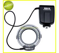 Meike MK-FC100 illuminatore Macro anulare a led flash-luce continua universale