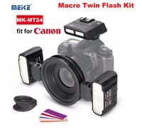 Meike MK-MT24C Macro Twin Flash Kit Dual Flash Speedlite For Canon DSLR Cameras