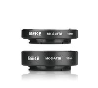 Meike MK-S-AF3B Tubo di prolunga in plastica autofocus 10mm 16mm per Sony NEX 3 NEX 5 NEX 6 A6000 A6100 A6300 A6400 A6500 A6600 A7 (10mm +16mm)
