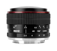 Meike Obiettivo fisheye 6,5 mm f2.0 ultra grandangolare circolare fisso per fotocamere mirrorless Sony E Mount ZV-E10 ZVE10 II A5000 A5100 A6000 A6100 A6300 A6400 A6500 A6600 A7III A9 NEX 3 3N
