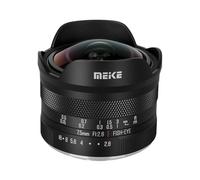 Meike Obiettivo Fisheye circolare ultra largo da 7,5 mm f2.8, messa a fuoco manuale, obiettivo APS-C, compatibile con fotocamera mirrorless Fujifilm X Mount X-T3 X-H1 X-Pro2 X-E3 X-T1 X-T2 X-T4 X-T10
