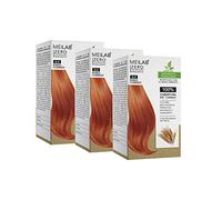 MEILAB - Colorazione permanente senza ammoniaca - Pack 3 unità - Color Biondo chiaro ramato #8-4