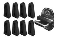 MEILIANQIPEI 8 Pezzi Ammortizzatore Serratura per Mini Cooper 2021 2022 2023, Silenzioso Riduttore Rumore Resistente Copertura Protettiva Antivibrazione Accessori