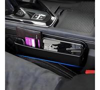 MEILIANQIPEI Scatola Portaoggetti per Seggiolino AutoVano per Alfa Romeo Junior 2025 2024, Organizzatore Pelle per Riempire la Fessura del Sedile Dell'auto, Borsa Portaoggetti Auto