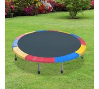 meiliwmlo Imbottitura protettiva per trampolino in PVC, per trampolino di ricambio, larghezza 30 cm, per coprire le molle sul bordo del trampolino nei parchi di famiglia (16 FT multicolore)