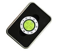 Meiliyizu Alta Precisione Livelli di Lettura Ball Marker Strumento di Lettura Verde Con Scatola di Ferro Golf Mettere Accessori di Formazione Durevole Putt Lettore Verde Con Scatola di Ferro