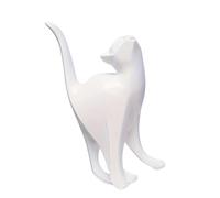 Meiliyizu Astratto Gatti Figurine Resine Artigianale Ornamento Unico Moderno Scultura Animale Decori Accento Regalo Dare Per Gli Amanti Dei Gattini Resine Decorative Stat