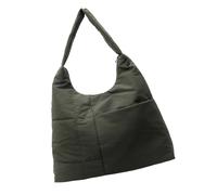 Meiliyizu Borsa a tracolla in nylon per pendolari di grande capacità, borsa a tracolla alla moda per i pendolari quotidiani e la spalla dei pendolari dello shopping, Verde, One Size