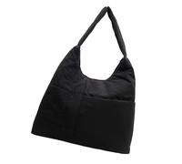 Meiliyizu Borsa a tracolla in nylon per pendolari di grande capacità, borsa a tracolla alla moda per i pendolari quotidiani e la spalla dei pendolari dello shopping, Nero , One Size