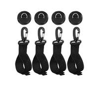 Meiliyizu Clip di moschettone a sgancio rapido sicuro regolabile per canoe kayak pagaie gancio per accessori da bordo Clip canoe lavabili