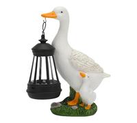 Meiliyizu Creativo LED Luce Solare Resina Anatra Statua Esterna Paesaggio Luce Prati Decorazione Per Esterno Patio Casale Bal