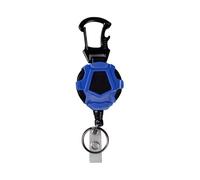 Meiliyizu Heavy Duty retrattile Pull Badge Steel Wire Rope Fibbie Titolare retrattile Portachiavi Badge Holder Facile da usare Outdoor Keychain