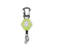 Meiliyizu Heavy Duty retrattile Pull Badge Steel Wire Rope Fibbie Titolare retrattile Portachiavi Badge Holder Facile da usare Outdoor Keychain