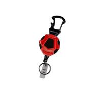 Meiliyizu Heavy Duty retrattile Pull Badge Steel Wire Rope Fibbie Titolare retrattile Portachiavi Badge Holder Facile da usare Outdoor Keychain