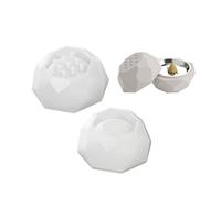 Meiliyizu Incensi Bruciatori Barattolo Stampo in Silicone Fai da Te Aromaterapia Stufa Candela Tazza Stampi Ornamento Resina epossidica Stampi Home Deco