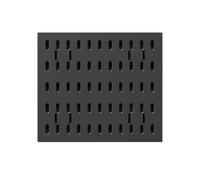 Meiliyizu Organizzatori modulari di stoccaggio della parete del pannello forato Accessori per il pannello forato per le aree umide Bagno Cucina Sala Giochi Design Parete Scrivania Organizzatori