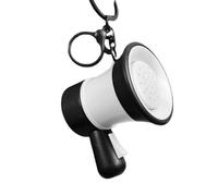 Meiliyizu Portachiavi con ciondolo per borsa, con altoparlanti in miniatura per cambiare voce per divertimento e intrattenimento, modulo audio interattivo