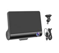 Meiliyizu Registratore di guida, DVR 2 Telecamere Pollici Auto Full Ad Alta Definizione Videoregistratore Auto Registratore con 2 Modi Telecamere
