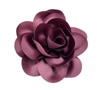 Meiliyizu Spilla a forma di fiore, bella spilla da bavero a forma di fiore in raso delicata spilla francese con motivo unico per individui alla moda in avanti