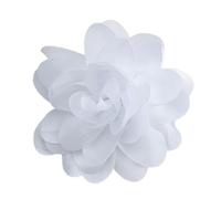 Meiliyizu Spilla a forma di fiore grande, elegante clip su tessuto, spilla a forma di fiore in tessuto, accessorio per guardaroba da donna