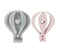 Meiliyizu Stampo in silicone per ciondolo, decorazione in silicone robusto stampo in silicone per realizzare ciondoli e ornamenti unici a forma di mongolfiera