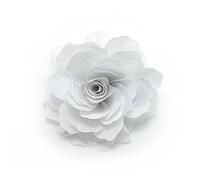Meilliwish Camelie Fiore Clip di capelli pin spilla(A74)(bianca)
