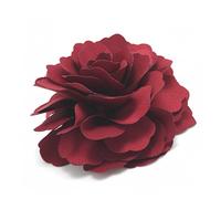 Meilliwish Camelie Fiore Clip di capelli pin spilla(rosso scuro)(A74)