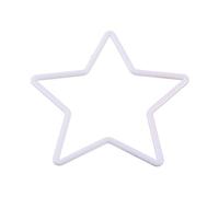 MEILVMEIJI Acchiappasogni a forma di stella Anelli bianchi per la creazione di gioielli accessori versatili per disegni fatti a mano