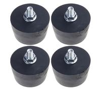 MEILVMEIJI Confezione da 4 piedini in gomma resistente per ammortizzare le vibrazioni e ridurre il rumore delle pompe del compressore d'aria, filettatura 8 mm
