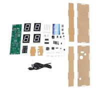 MEILVMEIJI Networked 8 Digit Digital Tube Clock set con controller mobile & Auto Dimming Home 8 Digit LED Display Clock